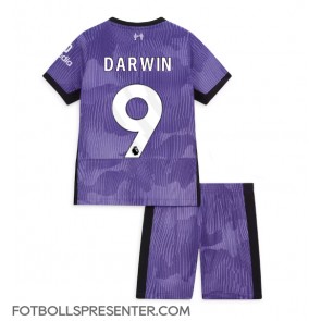 Liverpool Darwin Nunez #9 Tredje tröja Barn 2023-24 Kortärmad (+ korta byxor)